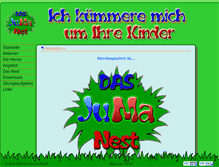 Tablet Screenshot of juma-nest.de